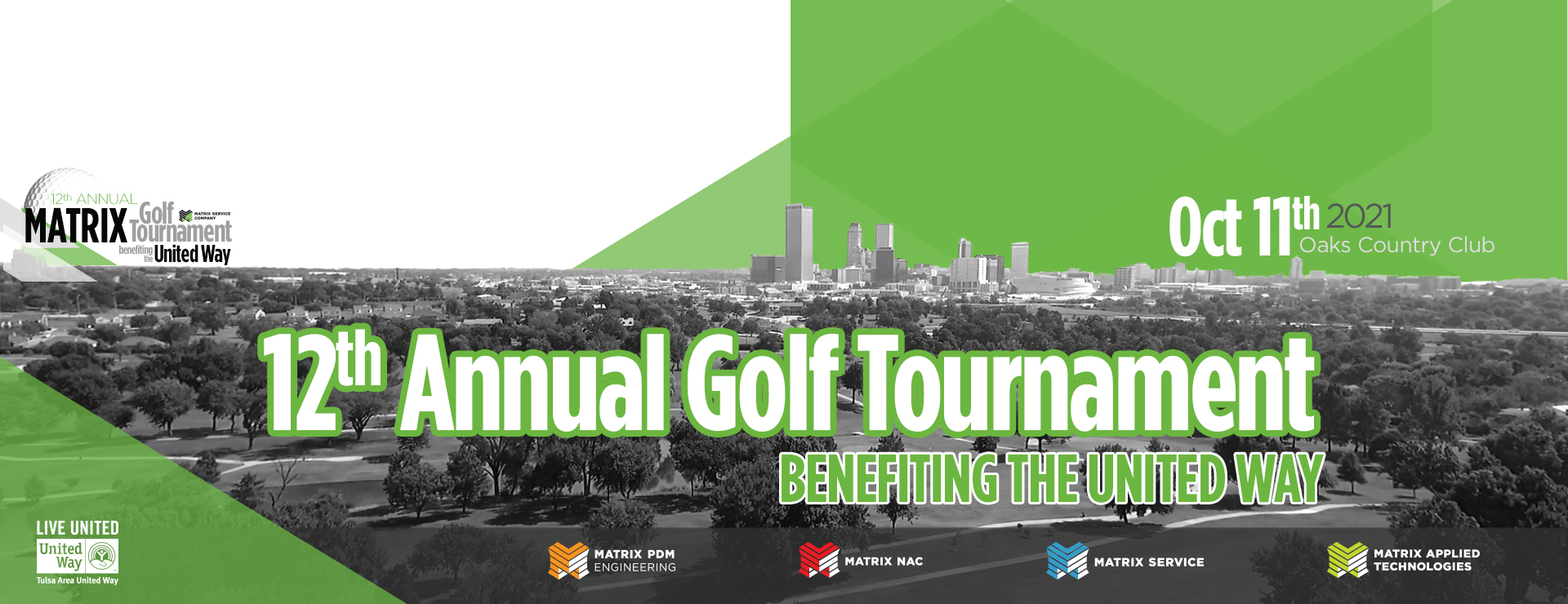 Matrix Golf Tournament benefitting the Tulsa Area United Way - Oct 11, 2021