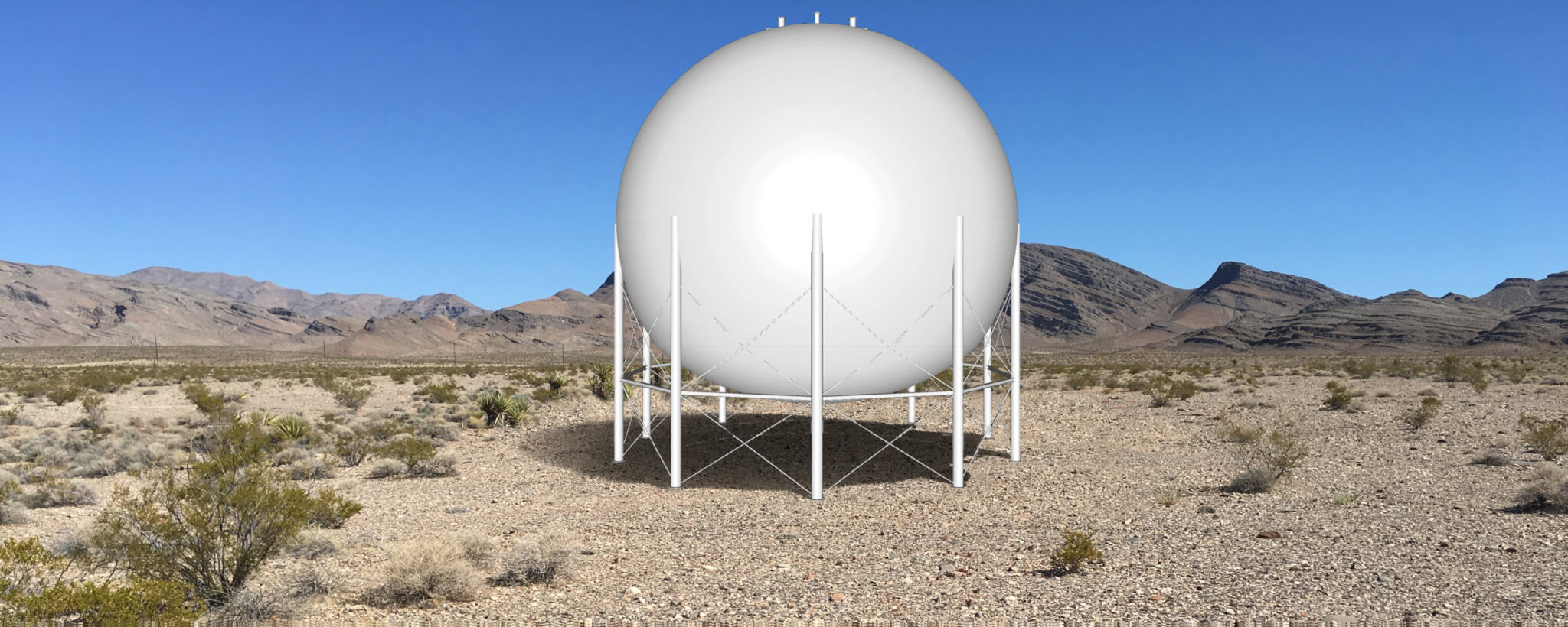 Liquid Hydrogen Sphere July 2021